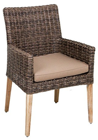 Gartenset Garten Sitzgruppe 5tlg. + Auflage Essgruppe Terrasse Tisch Armsessel