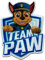 Paw Patrol Team Paw Chase - Aufnäher/Bügelbild/Aufbügler/Applikationen/zum aufbügeln/Applikation/Patches/Flicken, Größe: 6,5 x 4,8 cm