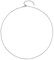Thin Chains for Pendant S925, 1.5 mm Slim Cable Rolo Necklace for Women Teen Jewelry, Hypoallergenic Sparkly Girls Choker Necklace Super Thin & Strong with Gift Box- 14 Inch