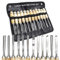 Scalpelli sgorbie per legno Set 12 pezzi utensili per intaglio