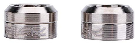 Brake Caliper Fixed Bolts TC4 Titanium Alloy Bolts Gasket Spacer for Mountain Bicycle Disc Brake 4Pcs/Lot(Titanium)