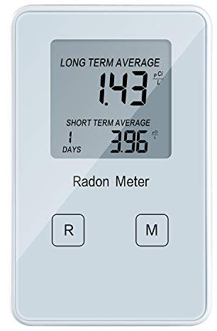 Funny Kitchen Home Radon Detector,Portable Radon Meter,Long and Short Term Monitor,Rechargeable Battery-Powered,Radon Test Kit