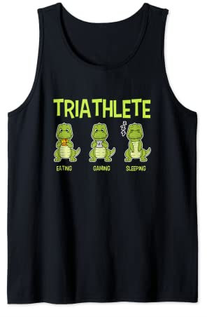 Spiel Dino Spielen Würfelspiel Dinosaurier Schlafen T-Rex Tank Top