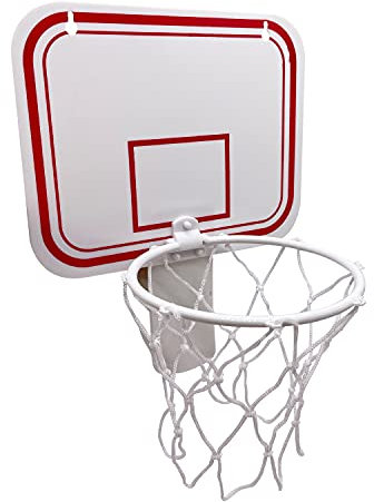 Alephnull Mini Panier de Basket-Ball pour Le Bureau Chambre à Coucher Panier de Basket pour la Poubelle (Blanc)