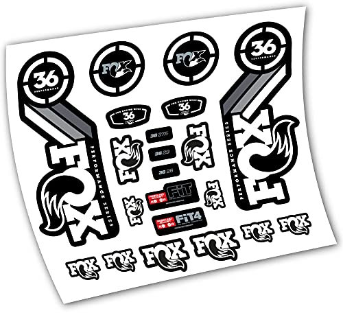 Adesivi in vinile adesivo Fox 36 Performance Elite 2021 Forcella (bianco)