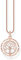 Thomas Sabo Damen Halskette mit Tree of Live-Anhänger aus 925er Sterling-Silber mit 750er Roségold Vergoldung mit Zirkonia, Länge: 40cm-45cm, KE2148-416-14-L45V