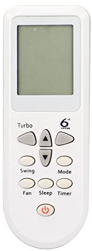 Cuifati Mando a Distancia de Aire Acondicionado para Whirlpool, ABS, Portátil, Alimentado por Batería, Mando a Distancia Universal de Repuesto para Acondicionadores de Aire DG11D3‑01