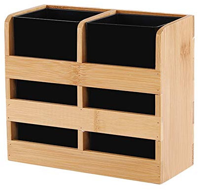 Cubiertos de madera Soporte de secador, Cubiertos de madera Cesta Cubiertos Cubiertos, Tablero de mesa Tenedor Separado Palillos Cocina Almacenamiento Cubiertos Organizador (01)