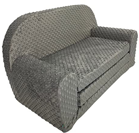FORTISLINE – Kindersofa MINI ausklappbar 40x78x45cm - Kindersofa für Kinder 2in1 - Kindercouch ausklappbar - Schlafcouch aus Schaumstoff - Abnehmbarer Bezug - Viele Motive