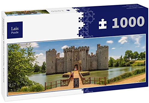 Lais Jigsaw Puzzle Historic Bodiam Castle, England, panorama 1000 pieces