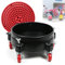 Wash Bucket Dolly, 5 Gallon Car Wash Bucket Base, Rolling Dolly Cleaning Kit, with Grit Guard, Professional Car Cleaning Kit Service Carts with 360 Degree Wheels, for Car Care Detailing, Cleaning