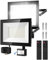 Lightasea Security Lights Outdoor Motion Sensor, 100W PIR Security Light with Remote Control, IP66 Waterproof LED Motion Sensor Light Outdoor, 10000LM 6500K PIR Floodlight for Garden, Backyard, Garage