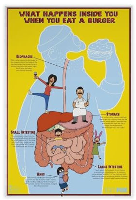Baydog - Bobs Burgers – Filmposter auf Leinwand, Poster, Wandkunst, Dekor, Bild, Gemälde für Wohnzimmer, Schlafzimmer, Dekoration, ungerahmt, 30 x 45 cm