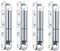 4x SOTOOLS Türband/Aufschrauband mit wartungsfreier Gleitlagertechnik für Türen bis 40Kg 15x83mm verzinkt.