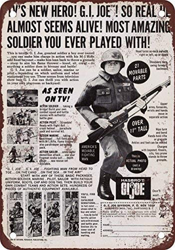 1964 G.I Joe Vintage Look - Cartel de metal de 20 x 30 cm