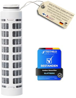 BLATTBERG Wasserfilter Outdoor Wechselfilter inklusive Powerballs 1500L - 0,01 μm Ultra-Filtration ideal für die Trinkwasseraufbereitung