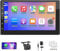 Radio Coche 2G+32G 2 DIN Android 13 Estéreo Compatible con Apple Carplay & Android Auto,7 Pulgadas Radio para Coche Bluetooth,Soporte 4K Cámara,Micrófono,GPS/WiFi/BT/Mirror Link/FM