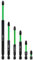 Saipor 6-Piece PZ2 Magnetic Impact Screwdriver Driver Bits Set, POZI No.2 Screw Driver Drill Bits, S2 Steel Pozidriv Screwdriver Bit Set, 1/4 Inch Hex Shank Impact Driver Bit, Long 25 mm - 150 mm