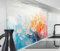 timalo Spritzschutz Wand für Herd, Küche Küchenrückwand Glasoptik | Acryl Glas 2mm | Glasrückwand Acrylglas Wandpaneele Rückwandschutz Platte | 140x50cm Blumenmuster