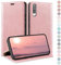 HUOUH Coque pour Samsung Galaxy A50/A50S avec RFID Blocage Etui à Rabat en Cuir de Premium,Fentes pour Cartes,Coques de Case,Cover à Rabat pour Samsung A50 Portefeuille Or Rose
