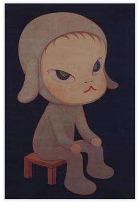 LIPOYE Yoshitomo Nara, Poster auf Leinwand, Motiv: Traumzeit, Schlafzimmer, Dekoration, Landschaft, Büro, Raumdekoration, Geschenk, 50 x 75 cm