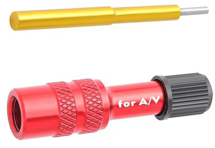 Proypiax Fahrrad-Vorderradgabel-Ventiladapter, Front Gabel Ventil Adapter Fahrrad Luftgabel Aufblasbarer Extender, Adapter Für Radsport Rennrad Mountainbike