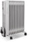 UNIVERSALBLUE - Radiador de Aceite Gris 2500W – 11 Elementos Calefactores, 2 Potencias, Termostato Regulable, Silencioso, Protección Antivuelco y Sobrecalentamiento, Ruedas – Hasta 30 m²