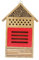 Bienenhaus für Einsame Bienen Hängendes Insektenhotel zur Gartenproduktivität als für Naturliebhaber Nistmöglichkeiten