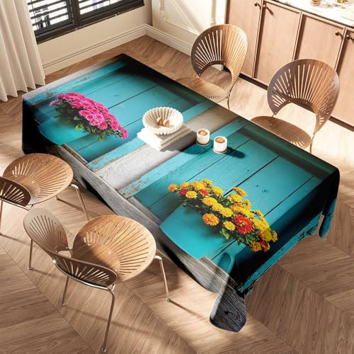 Black Tablecloths Two Flowerpots With Flowers On Windowsill. Elastic Edged Table Cover Easter Table Runner Gold Table Runner