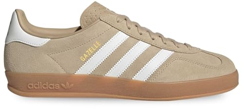 adidas Gazelle HQ5154 Indoor-Sneakers, Unisex, für Erwachsene, Beige/Weiß