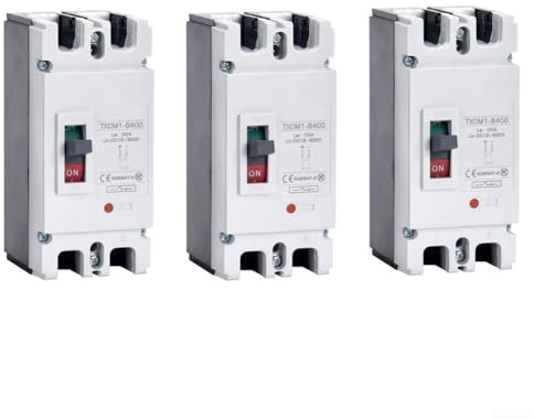 Hosrivae 2P DC-Leistungsschalter, 600 V, MCCB-Solar-PV-Anlage, 100 A-160 A, geformter Gehäuse-Unterbrecher, kompakte Gerätebatterie mit hoher Bruchleistung (100 A)
