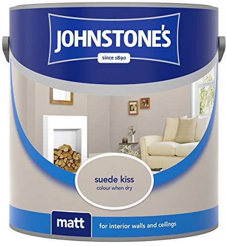 Johnstone's 308649 2.5 Litre Matt Emulsion Paint - Suede Kiss