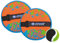 Schildkröt Neopren Klettball Set, 2 Neopren Handfänger mit weitenverstellbarer Handschlaufe, 1 Ball (Ø6,25 cm), alles in wiederverschließbarer Netztasche, 970226