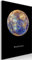 decomonkey Bilder Planeten 60x90 cm 1 Teilig Leinwandbilder Bild auf Leinwand Vlies Wandbild Kunstdruck Wanddeko Wand Wohnzimmer Wanddekoration Deko Marcury Merkur