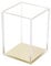 NatSumeBasics Pen Pot Pencil Holders Case Clear Acrylic Desk Organizer Cup Gold Glitter Makeup Brush Holder for Office School Home Desktop Organizers and Accessories (Gold)