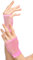 Balinco Gants en filet rock années 80/90 pour femmes & filles (rose)