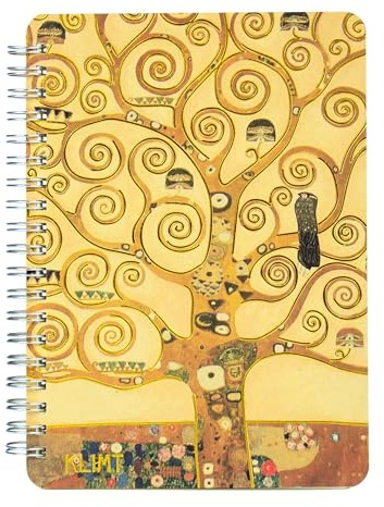 Klimt L'Baum des Lebens Notizbuch, Papier, mehrfarbig, 13 x 18 x 1 cm