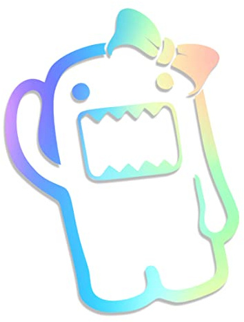 Decus Domo Girl L 0135 (Oil Slick Hologramm) // Sticker OEM JDM Style Aufkleber