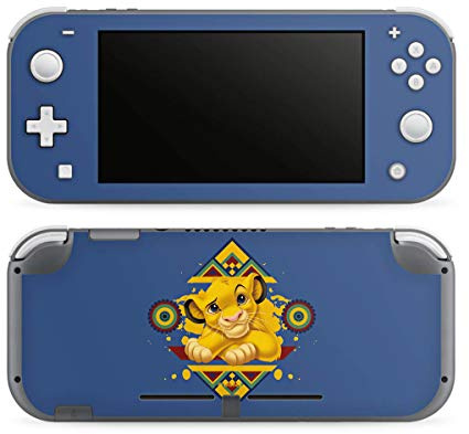 DeinDesign Autocollant Compatible avec Nintendo Switch Lite Sticker Film Autocollant Le Roi Lion Simba Produit sous Licence Officielle