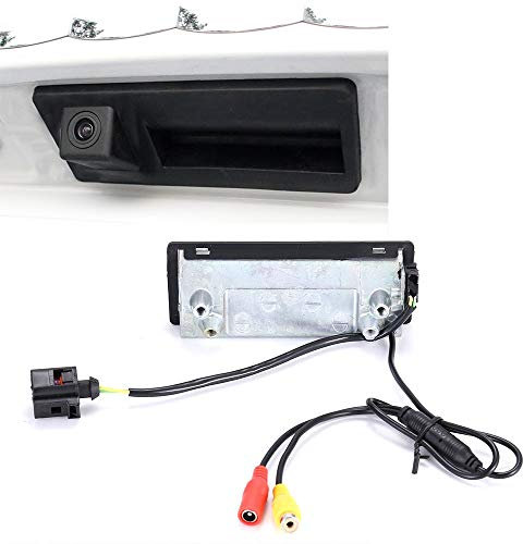 La nuova telecamera di retromarcia HD impermeabile per visione notturna con interruttore sulla maniglia del bagagliaio,sostituzione per Bora Variant Kombi 1j6 Golf IV MK4 Touareg 7LA Heckklappe