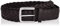 Marc O'Polo Herren Gürtel geflochten aus Leder, Schwarz (Black), 100