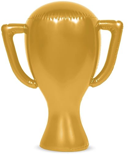 Folat 31623 Aufblasbare Trophäe, goldfarben, 45 cm, Gold