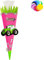 alles-meine.de GmbH Bastelset - Schultüte Farbe & Größe wählbar 70/85 / 100 cm - Traktor - Farbe frei wählbar - Bastelschultüte - Zuckertüte zum selber Basteln Bemalen Bekl..