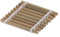 Raft Tee Tablett Tee Set, Geflochtene Untertasse aus Holz Kung Fu Teeset Isolierunterlage für Restaurant, Café und Küche(10x10 cm)