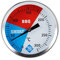 Edelstahl Grillthermometer Zur Garraumtemperaturmessung Für Smoker Mit Rosette, Grillen, Backen Rund