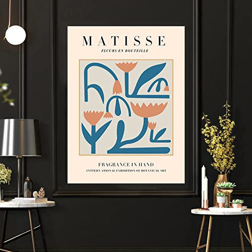 Henri Matisse Poster Bunte Linie Botanisches Poster Baum Grünes Blatt Poster Matisse Bild Vintage Abstrakte Pflanze Galerie Poster Minimalistische Wand Bilder Matisse Kunstdrucke 0610243
