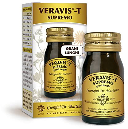 Dr Giorgini VERAVIS-T SUPREMO GRANI LUNGHI 30 g - (con senna, cicoria e rabarbaro che, favorendo la regolarità del transito intestinale, possono aiutare in caso di stitichezza)