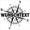 myrockshirt Kompass Aufkleber mit Wunschtext Größe,Farbe,Text,Stil wählbar Camper Camping Womi Wohnwagen Urlaub Pick-Up Wohnmobil Kompassrose