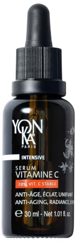 Vitamin C Serum C20 Yonka 30ml | Öltextur | Anti-Aging, strahlend, ausgleichend | Reduziert Pigmentflecken | 20% stabiles Vitamin C, höchste Konzentration | 99,9% natürliche Inhaltsstoffe