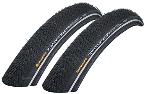 2X Continental Top Contact Winter II Premium 55-559 Reflex Faltreifen 26x2.20